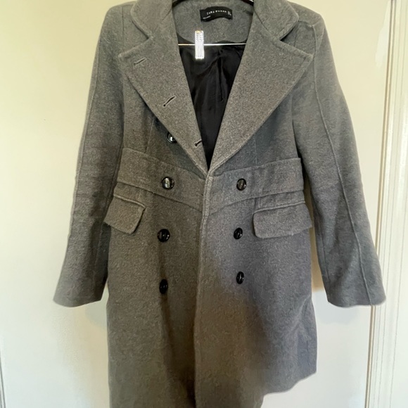 Zara gray wool coat size S - Picture 4 of 8